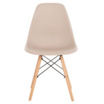 ΚΑΡΕΚΛΑ ΜΕ ΞΥΛΙΝΑ ΠΟΔΙΑ ΚΑΙ ΚΑΘΙΣΜΑ TWIST PP ΚΑΠΟΥΤΣΙΝΟ HM8460.25 46x50x82 εκ.