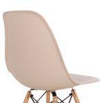 ΚΑΡΕΚΛΑ ΜΕ ΞΥΛΙΝΑ ΠΟΔΙΑ ΚΑΙ ΚΑΘΙΣΜΑ TWIST PP ΚΑΠΟΥΤΣΙΝΟ HM8460.25 46x50x82 εκ.