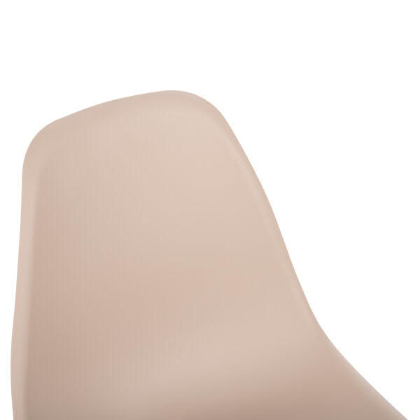 ΚΑΡΕΚΛΑ ΜΕ ΞΥΛΙΝΑ ΠΟΔΙΑ ΚΑΙ ΚΑΘΙΣΜΑ TWIST PP ΚΑΠΟΥΤΣΙΝΟ HM8460.25 46x50x82 εκ.