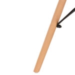 ΚΑΡΕΚΛΑ ΜΕ ΞΥΛΙΝΑ ΠΟΔΙΑ ΚΑΙ ΚΑΘΙΣΜΑ TWIST PP ΚΑΠΟΥΤΣΙΝΟ HM8460.25 46x50x82 εκ.