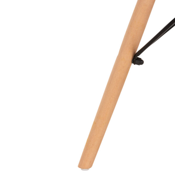 ΚΑΡΕΚΛΑ ΜΕ ΞΥΛΙΝΑ ΠΟΔΙΑ ΚΑΙ ΚΑΘΙΣΜΑ TWIST PP ΚΑΠΟΥΤΣΙΝΟ HM8460.25 46x50x82 εκ.