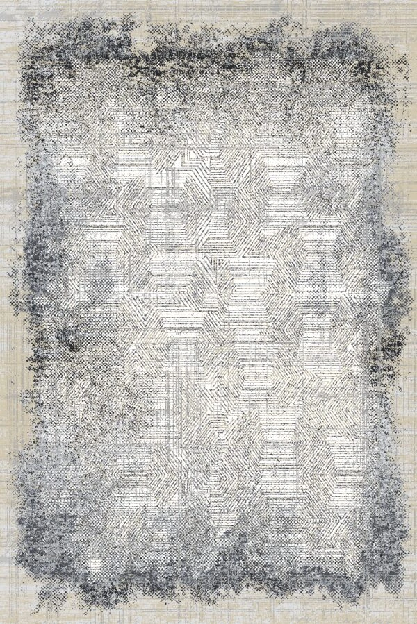 ΧΑΛΙ PEARL 036 CREAM-GREY - 160cm x 230cm