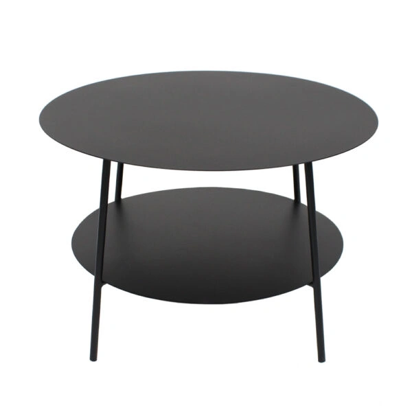 SIMPLE COFFEE TABLE ΜΑΥΡΟ 60x60xH40cm