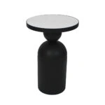 BOMB SIDE TABLE ΜΑΥΡΟ 41x41xH62,5cm
