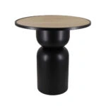 UP   DOWN 65 COFFEE TABLE ΜΑΥΡΟ ΦΥΣΙΚΟ 65x65xH65cm