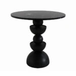 UP   DOWN 50 SIDE TABLE ΜΑΥΡΟ 50x50xH50,5cm