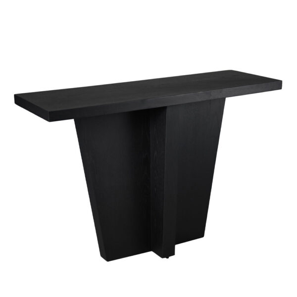 TUBE ΚΟΝΣΟΛΑ ΜΑΥΡΟ 120x40,5xH81cm