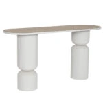 UP   DOWN ΚΟΝΣΟΛΑ ΛΕΥΚΟ ΦΥΣΙΚΟ 150x45xH77cm