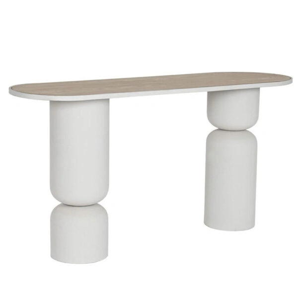 UP   DOWN ΚΟΝΣΟΛΑ ΛΕΥΚΟ ΦΥΣΙΚΟ 150x45xH77cm