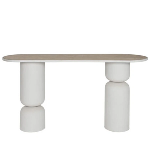 UP   DOWN ΚΟΝΣΟΛΑ ΛΕΥΚΟ ΦΥΣΙΚΟ 150x45xH77cm