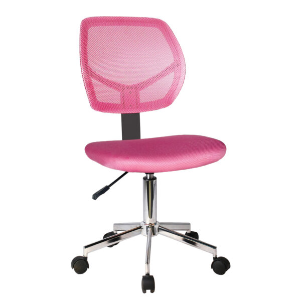 Καρέκλα Γραφείου PRESLEY Ροζ Mesh 50x50x96cm