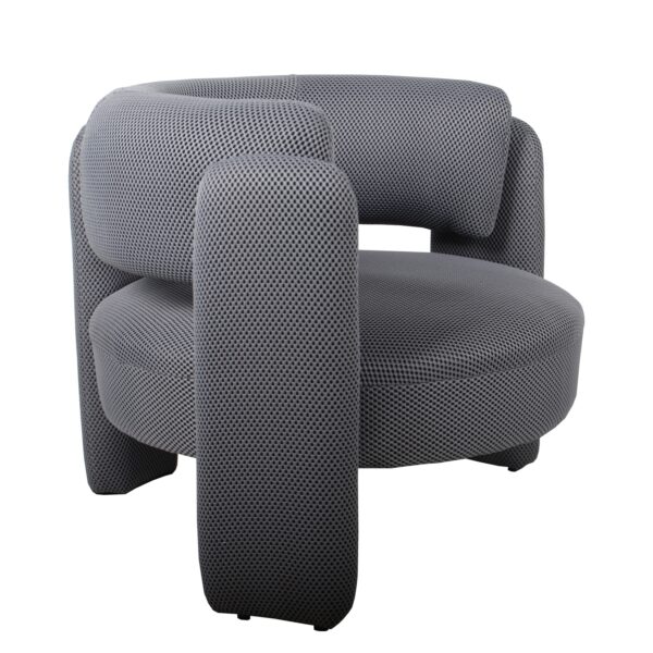 Πολυθρόνα ADRASTEA Γκρι Ύφασμα 94x88x73cm