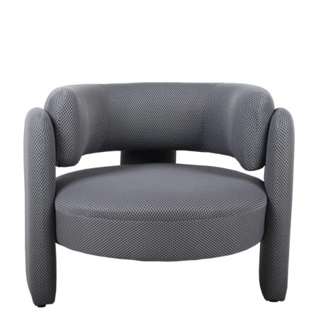 Πολυθρόνα ADRASTEA Γκρι Ύφασμα 94x88x73cm