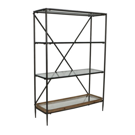 MARAIS ΒΙΒΛΙΟΘΗΚΗ 4ΡΑΦΙΑ ΦΥΣΙΚΟ 127x43x184cm