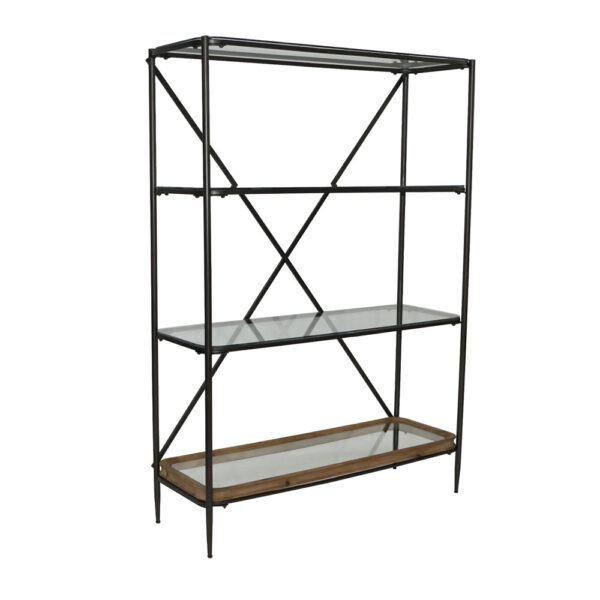 MARAIS ΒΙΒΛΙΟΘΗΚΗ 4ΡΑΦΙΑ ΦΥΣΙΚΟ 127x43x184cm