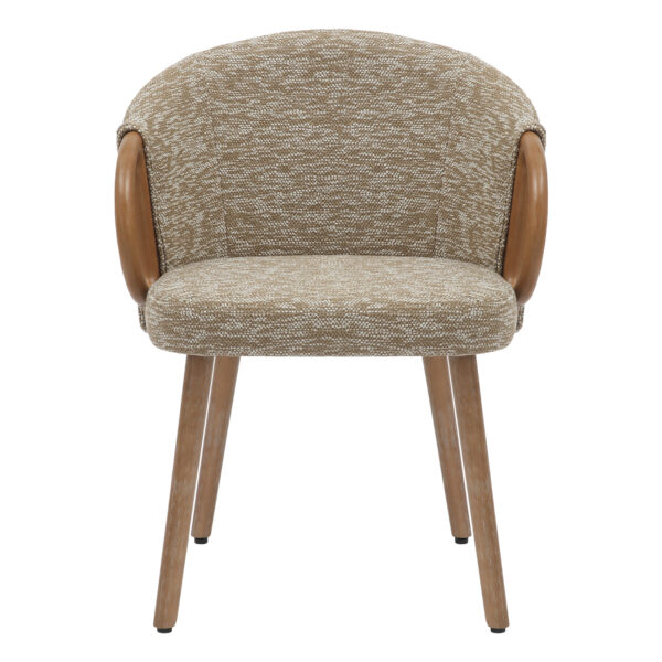 ΚΑΡΕΚΛΑ ΤΡΑΠΕΖΑΡΙΑΣ RIG HM9979.01 WHITE WASH ΞΥΛΟ ΟΞΙΑΣ-ΜΠΕΖ ΥΦΑΣΜΑ 59x58,5x72,5Υεκ.