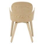 ΠΟΛΥΘΡΟΝΑΚΙ ΤΡΑΠΕΖΑΡΙΑΣ DARNELL HM9974.01 OAK Κ.Π.-ΕΚΡΟΥ ΥΦΑΣΜΑ 56x56x83Υεκ.