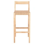 ΣΚΑΜΠΟ ΜΠΑΡ ΜΕ ΠΛΑΤΗ PLERED HM6129 ΞΥΛΟ ΤΕΑΚ & ΣΧΟΙΝΙ VIRO 40x45x100εκ.