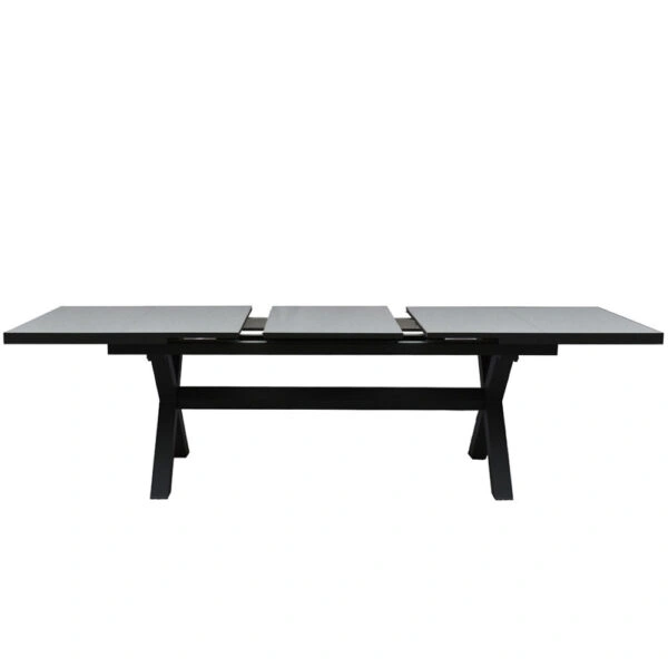 SORPRESA ΤΡΑΠΕΖΙ TERRAZZO ΓΚΡΙ ΣΚΟΥΡΟ 202x101xH77cm