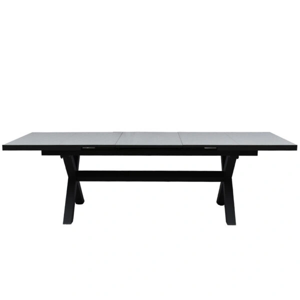 SORPRESA ΤΡΑΠΕΖΙ TERRAZZO ΓΚΡΙ ΣΚΟΥΡΟ 202x101xH77cm