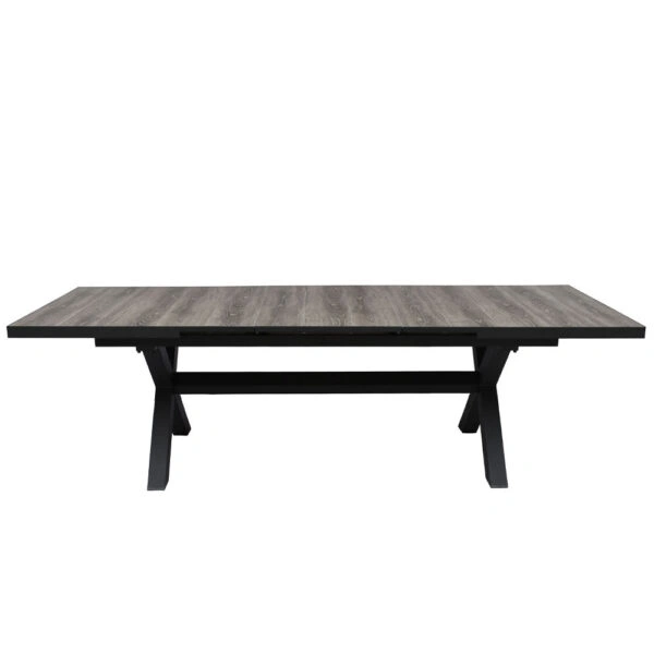 SORPRESA ΤΡΑΠΕΖΙ ΓΚΡΙ ΓΚΡΙ ΣΚΟΥΡΟ 202x101xH77cm