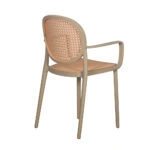 RATTI/P ΚΑΡΕΚΛΑ LATTE ΦΥΣΙΚΟ 57x51xH84cm