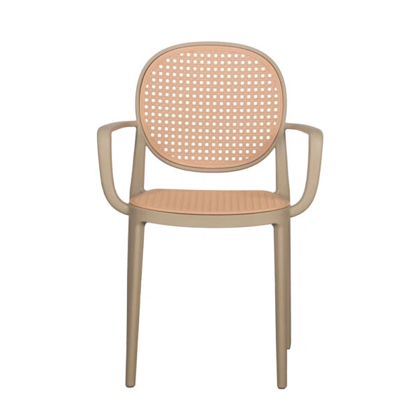 RATTI/P ΚΑΡΕΚΛΑ LATTE ΦΥΣΙΚΟ 57x51xH84cm