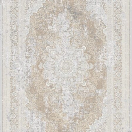 ΧΑΛΙ LUXURIOUS SILK 5989 GREY BEIGE - 160cm x 230cm