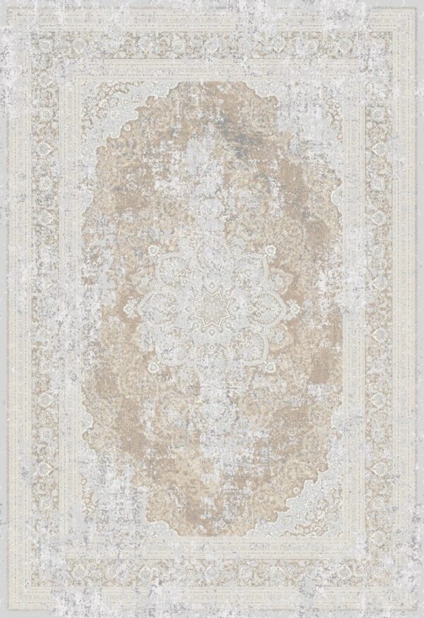 ΧΑΛΙ LUXURIOUS SILK 5989 GREY BEIGE - 080cm x 150cm