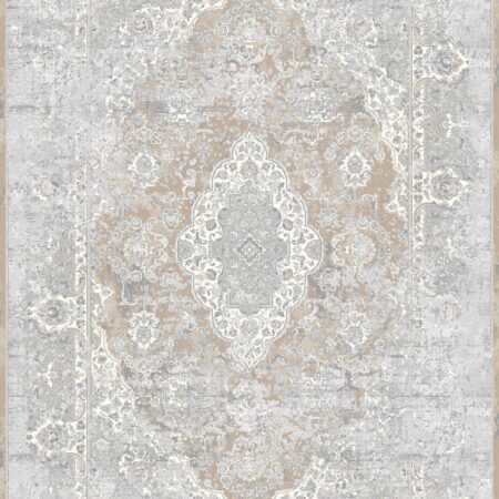 ΧΑΛΙ LUXURIOUS SILK 5991 GREY BEIGE - 160cm x 230cm