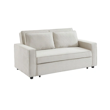 CUBO ΚΑΝΑΠΕΣ ΚΡΕΒΑΤΙ 3ΘΕΣΙΟΣ OFF WHITE 172x90x89