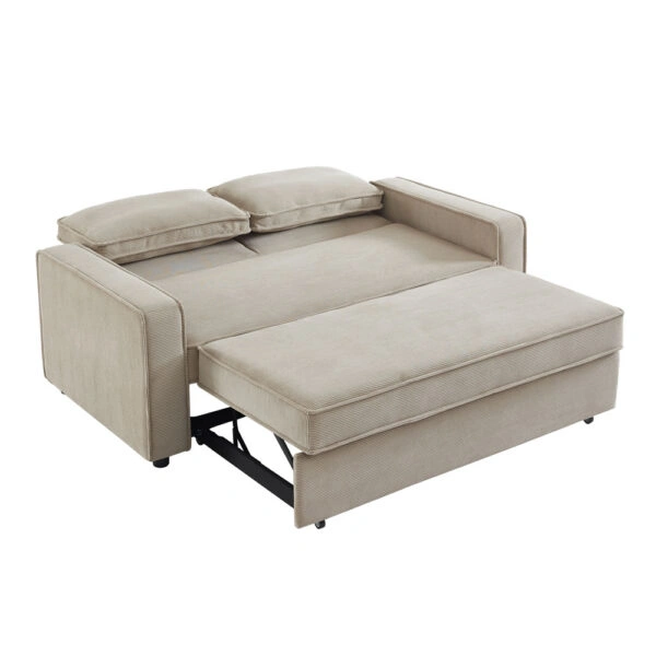 CUBO ΚΑΝΑΠΕΣ ΚΡΕΒΑΤΙ 3ΘΕΣΙΟΣ LATTE 172x90x89