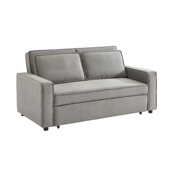 CUBO ΚΑΝΑΠΕΣ ΚΡΕΒΑΤΙ 3ΘΕΣΙΟΣ ΓΚΡΙ 172x90x89