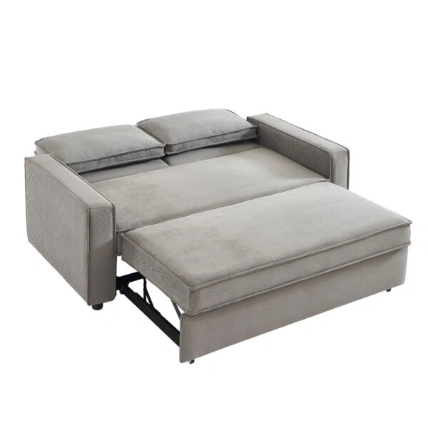 CUBO ΚΑΝΑΠΕΣ ΚΡΕΒΑΤΙ 3ΘΕΣΙΟΣ ΓΚΡΙ 172x90x89