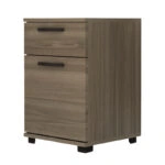 Κομοδίνο Veto Megapap χρώμα καρυδί 40x39x57εκ.