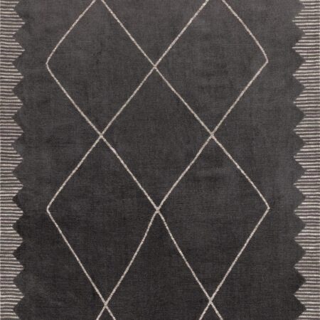 ΧΑΛΙ ASIATIC LONDON MASON DIAMOND BLACK - 200cm x 290cm