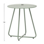 ΒΟΗΘΗΤΙΚΟ ΤΡΑΠΕΖΑΚΙ ΜΕΤΑΛΛΙΚΟ ΣΤΡΟΓΓΥΛΟ SAMMON HM6271.06 ΦΥΣΤΙΚΙ Φ45x50Υεκ