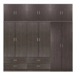 ΝΤΟΥΛΑΠΑ REINA HM21063.01 6ΦΥΛΛΗ-4 ΣΥΡΤΑΡΙΑ-ΠΑΤΑΡΙ-ΜΕΛΑΜΙΝΗ ΣΕ ZEBRANO 240x43x241Υεκ