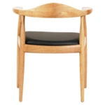 ΠΟΛΥΘΡΟΝΑ ΤΡΑΠΕΖΑΡΙΑΣ ADOR HM9948.01 RUBBERWOOD ΣΕ ΟΑΚ ΚΑΙ ΜΑΥΡΟ PU 62x54x76,5Υεκ