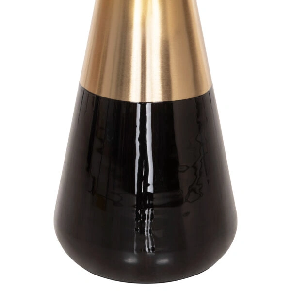 ΤΡΑΠΕΖΙA ΣΑΛΟΝΙΟΥ 2ΤΜΧ OLUF HM9922 ΜΕΤΑΛΛΟ ΕΜΑΓΙΕ-GLOSSY ΜΑΥΡΟ-ΜΑΤ ΧΡΥΣΟ Φ50 & Φ41 εκ.