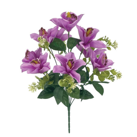 ΒΙΟΛΕΤΙ ΜΠΟΥΚΕΤΟ ΟΡΧΙΔΕΑ Χ9 - Υ40cm 12/144ΚΙΒ