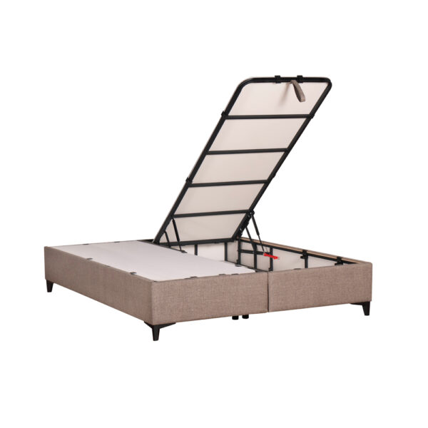 INTERNO ΒΑΣΗ ΜΕ ΑΠΟΘΗΚ.ΧΩΡΟ 160x200cm ΓΚΡΙ ΚΑΦΕ 20-914 200x160xH34cm