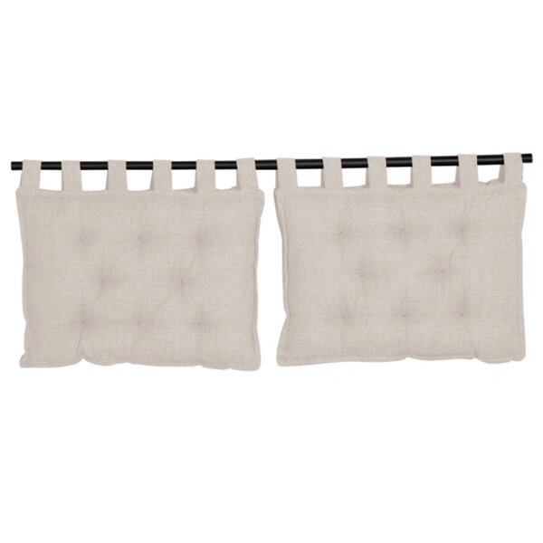 HANG ΜΑΞΙΛΑΡΙ ΚΕΦΑΛΑΡΙΟΥ SET 2ΤΕΜ OFF WHITE 16-950 70x10xH50cm