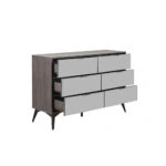 SPECCHIO ΣΥΡΤΑΡΙΕΡΑ 6ΣΥΡΤΑΡΙΑ ΜΑΥΡΟ OAK ΚΑΘΡΕΠΤΗΣ 120x39xH80cm