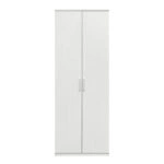 Ντουλάπα Δίφυλλη  REIDUN Λευκό Μοριοσανίδα 60x50x195cm