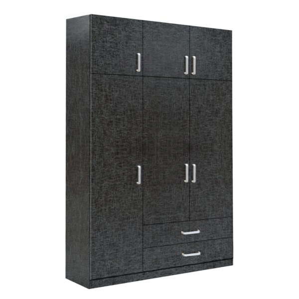 Ντουλάπα BENGTA Μαύρο Μοριοσανίδα 150x60x240cm