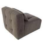 Artekko Sofia Γκρι Μπουκλέ Πολυθρόνα (70x95x75)cm