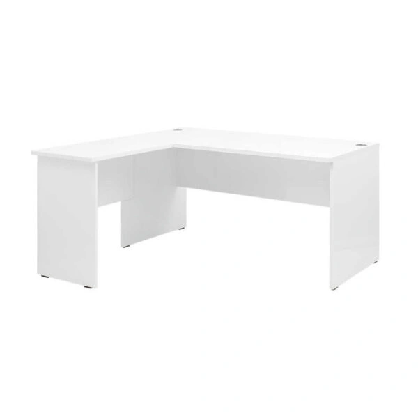 Γραφείο διευθυντικό Rio γωνιακό αναστρέψιμο χρώμα λευκό 160x144x75εκ.