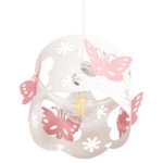 ΦΩΤΙΣΤΙΚΟ ΟΡΟΦΗΣ ΠΑΙΔΙΚΟ LEPTIR HM4705.01 ΜΕΤΑΛΛΙΚΟ ΡΟΖ-ΛΕΥΚΟ Φ23x70Υεκ.