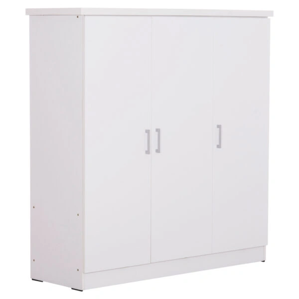 ΝΤΟΥΛΑΠΑ 3ΦΥΛΛΗ ΜΕ ΡΑΦΙΑ FUENTO HM2482.02 ΛΕΥΚΗ ΜΕΛΑΜΙΝΗ 120-116x40x123,5Υεκ.